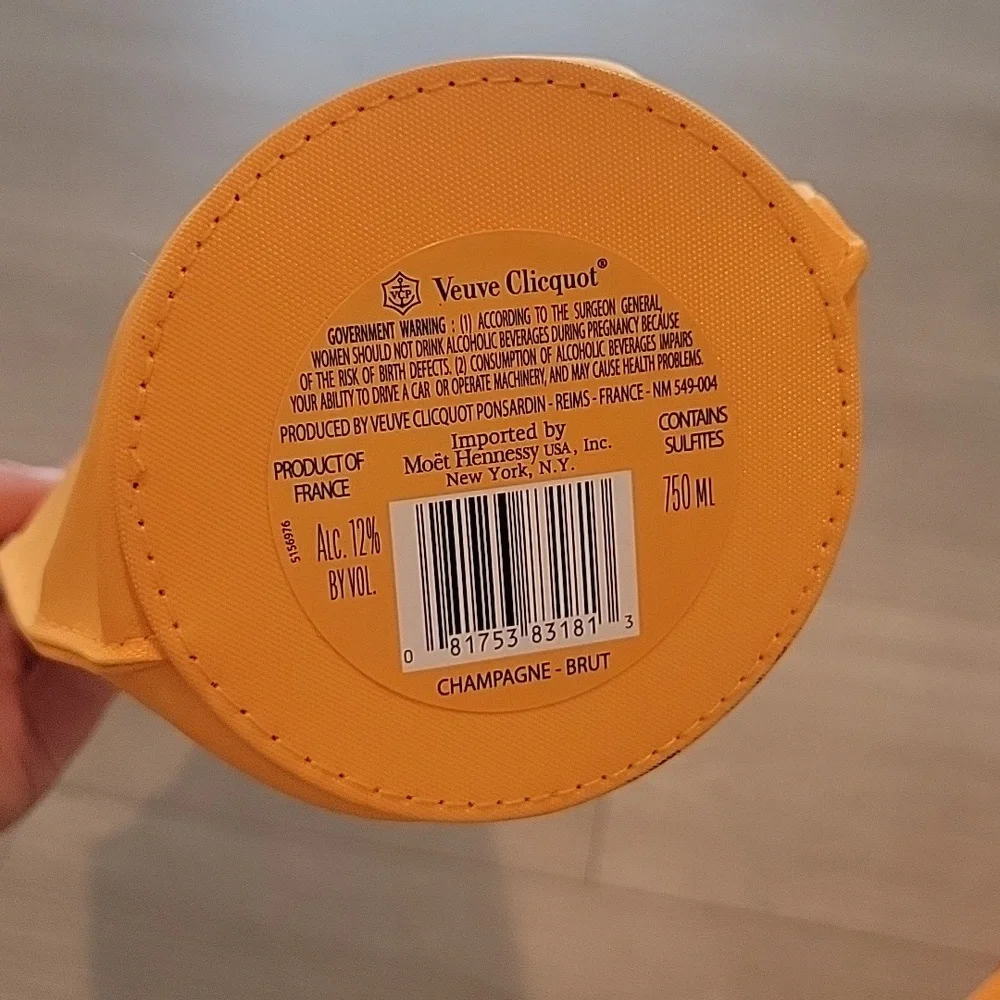 Veuve Cliquot Bottle Sleeve and Carrying bag